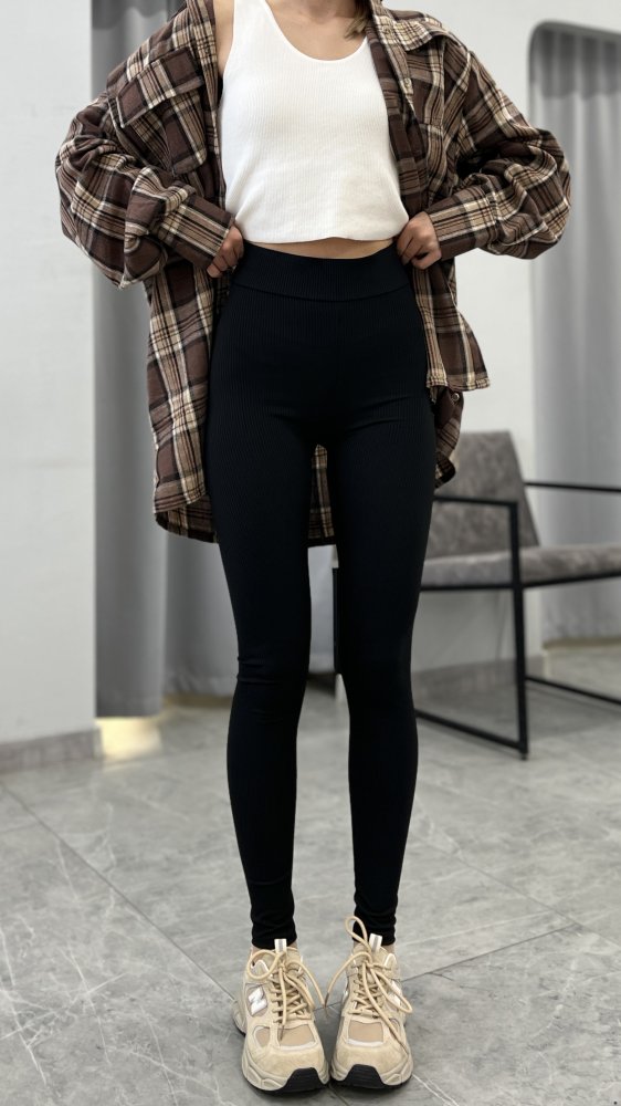 Леггинсы в рубчик 72460461\15