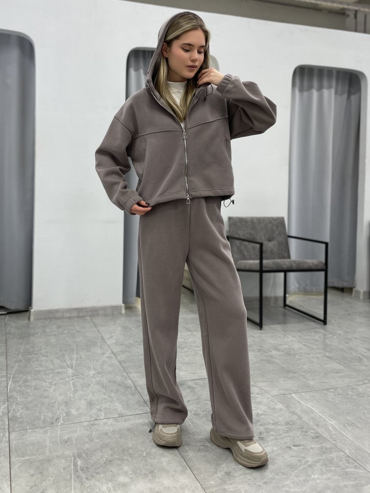 Костюм спортивный утепленный велюром 72460586\1017