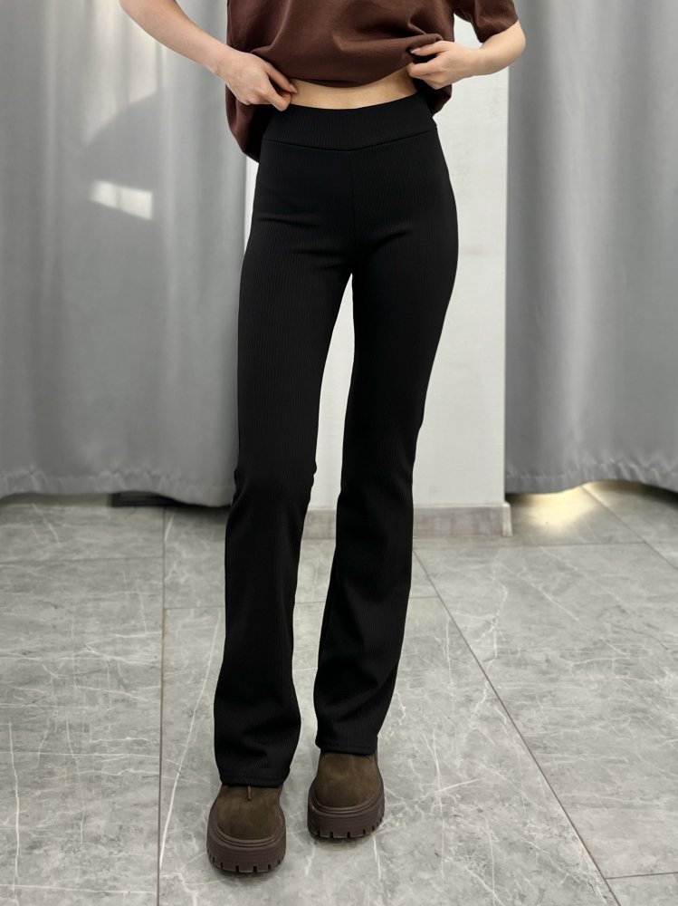 Леггинсы - брюки клеш на флисе 72460974\15