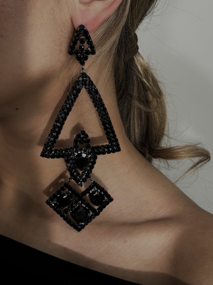 Серьги со стразами Exclusive 72459832\15