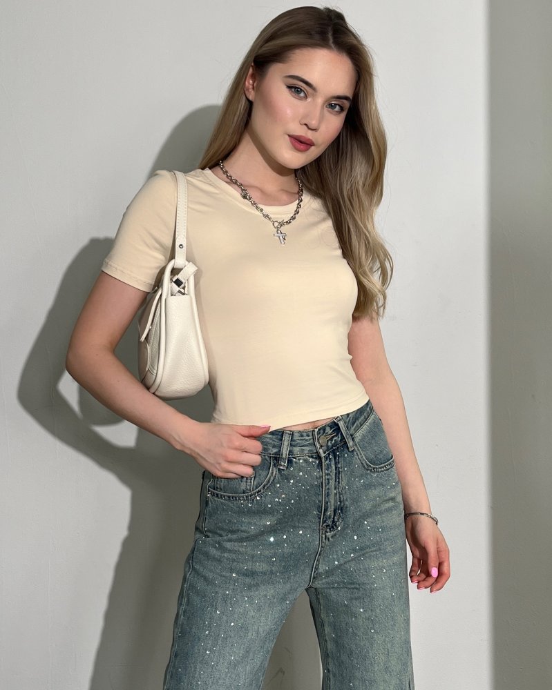 Футболка приталенная SHOPDAANNA 72450291\717