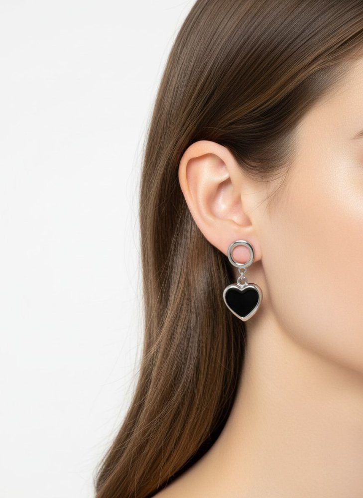 Серьги сердце 72461492\448