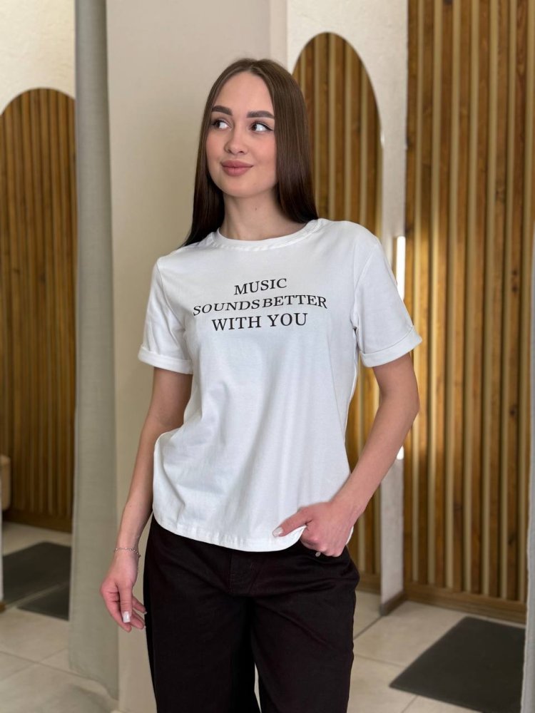 Футболка с принтом 72461920\25