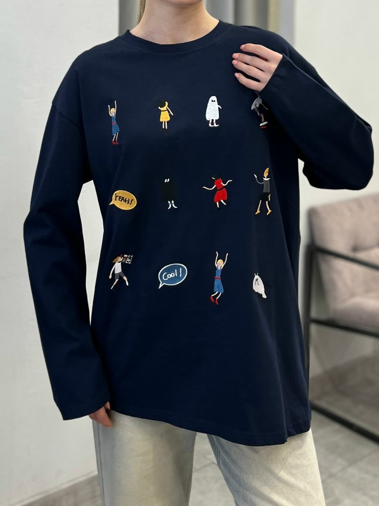 Лонгслив oversize 72462045\63