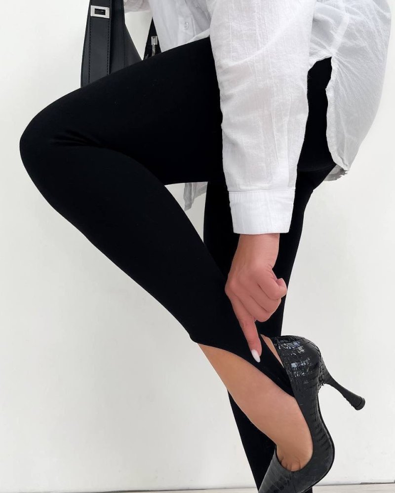 Леггинсы утепленные со штрипками 72460910\15