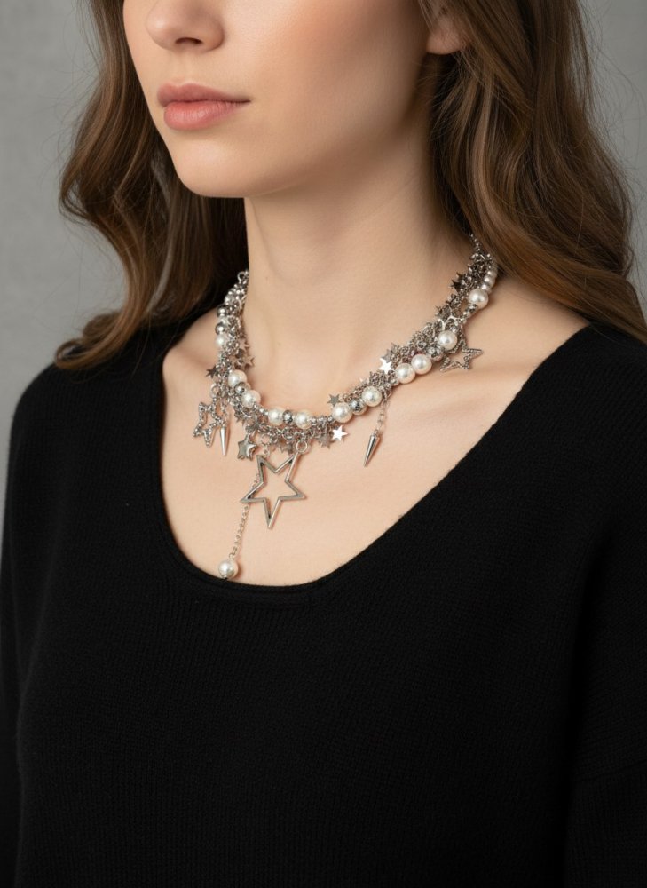 Чокер из искусственного жемчуга 72461510\448