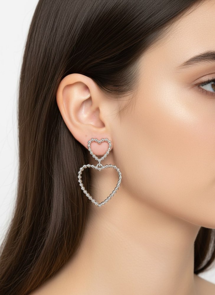 Серьги сердце 72461545\448