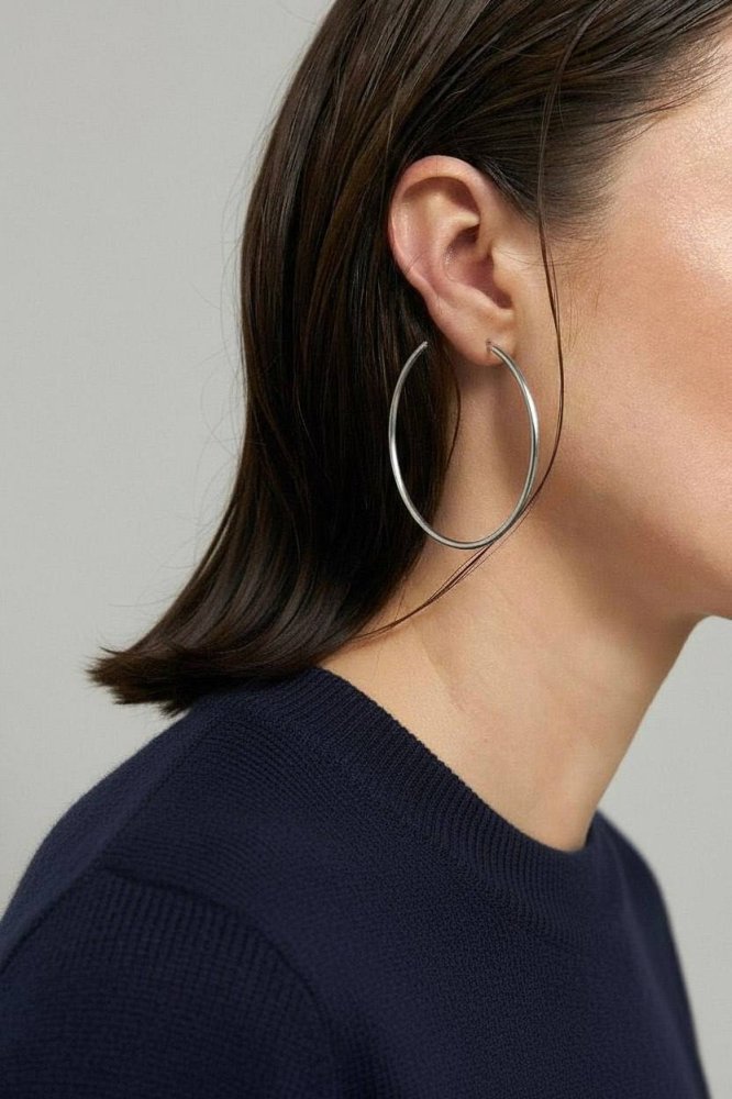 Серьги кольца 72460754\448