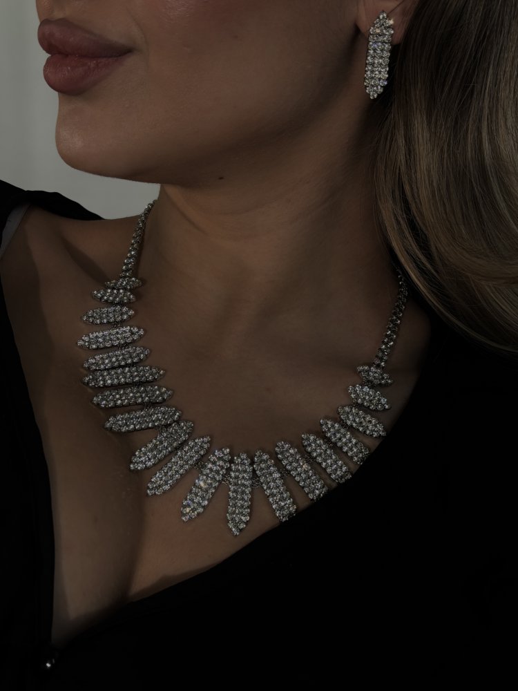 Комплект колье с серьгами Exclusive 72459935\448