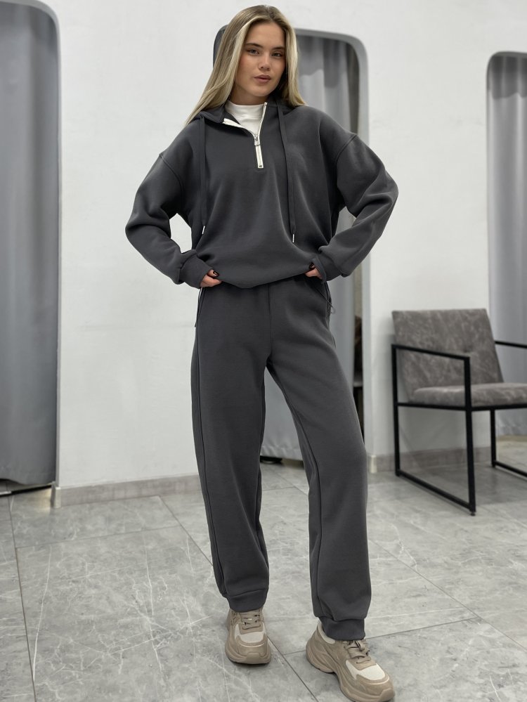 Костюм спортивный утепленный велюром 72460589\1008