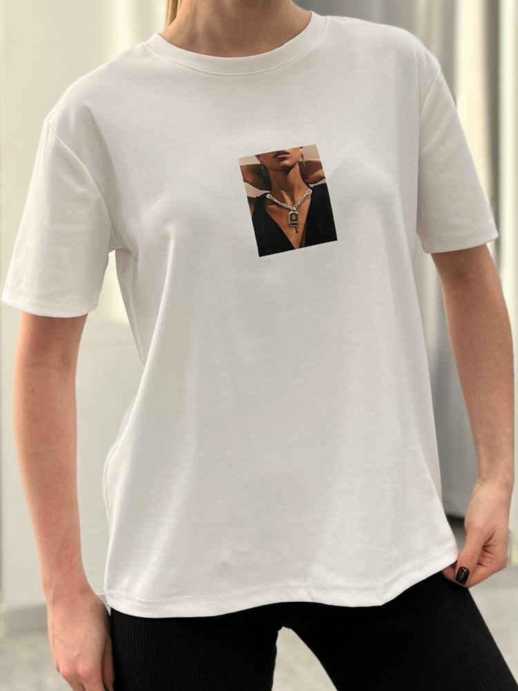 Футболка с принтом 72461906\25