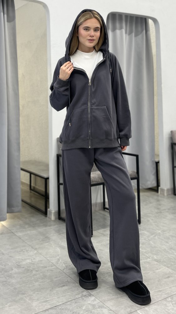 Костюм спортивный утепленный велюром 72460493\1008