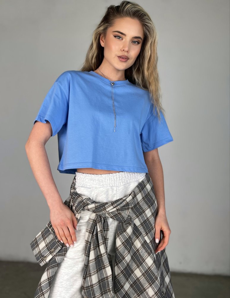 Футболка укороченная oversize SHOPDAANNA 72459682\20