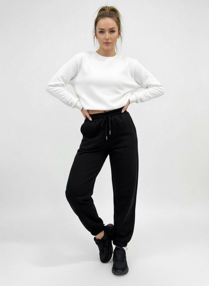 Джоггеры утеплённые велюром 72460591\15