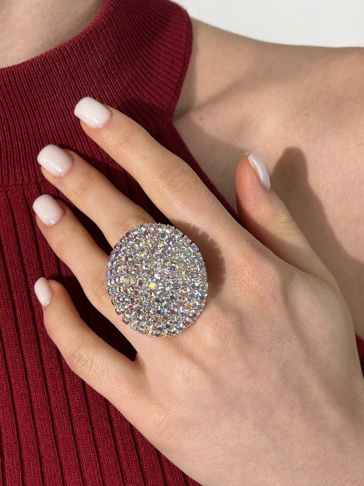 Кольцо со стразами Exclusive 72459813\448