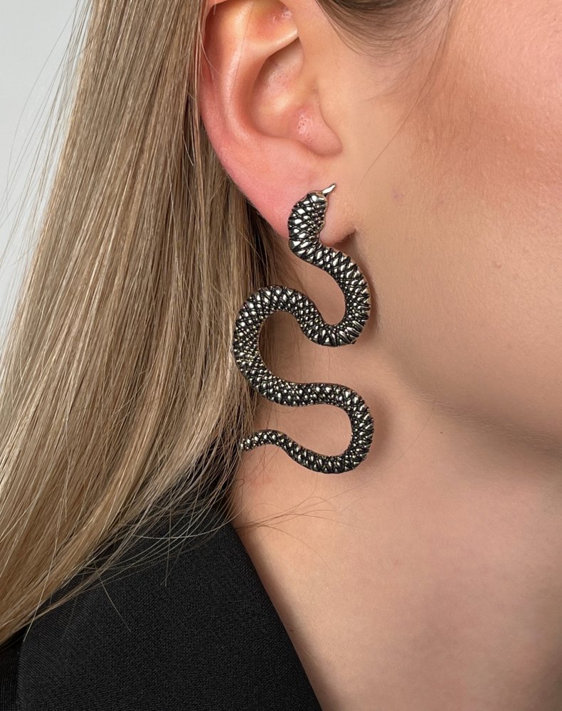 Серьги змейки Exclusive 72453863\448