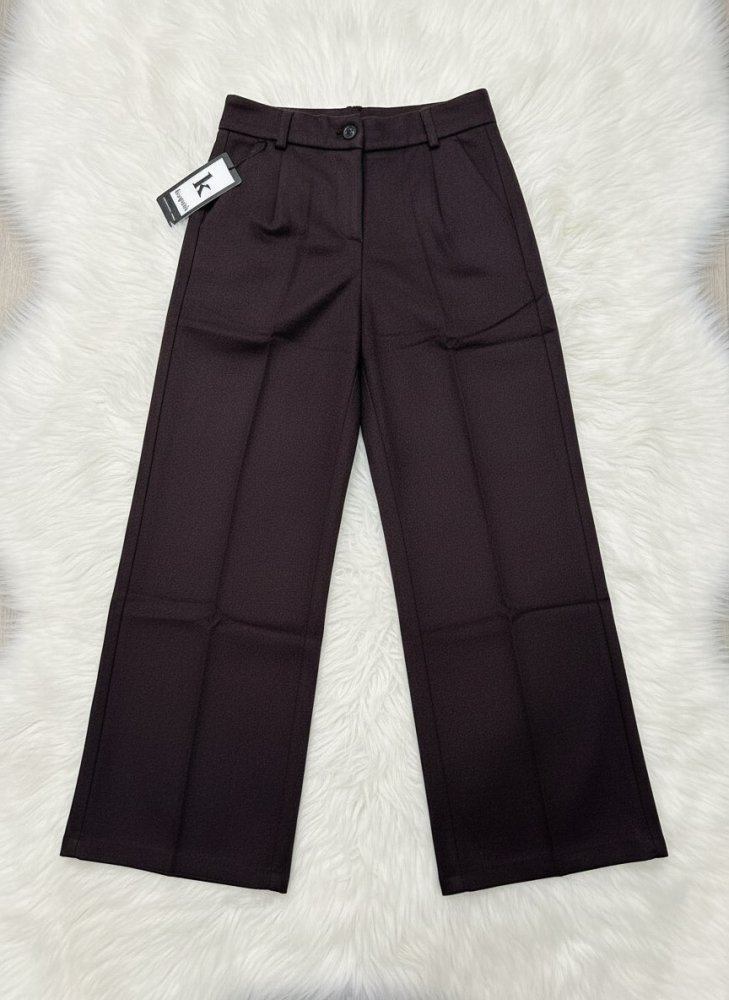 Брюки прямого кроя утепленные флисом 72460634\1031