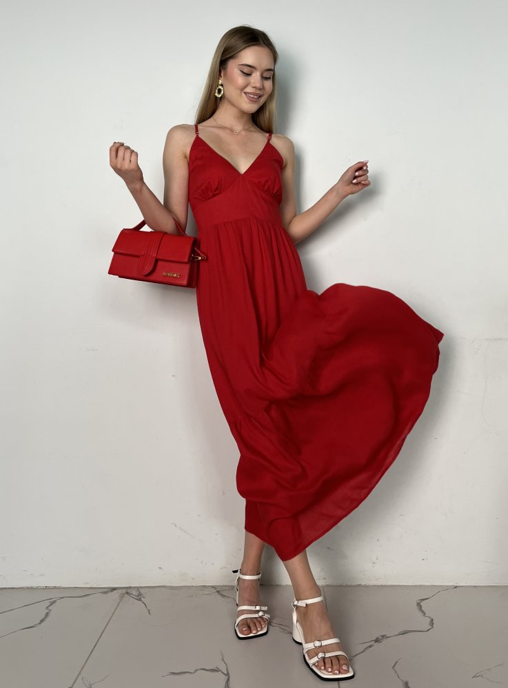 Платье на тонких бретелях 72453193\17