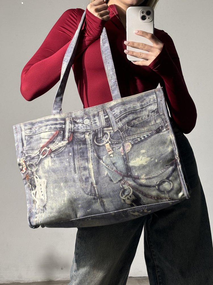 Сумка-шоппер джинсовая Еxclusive 72459876\63