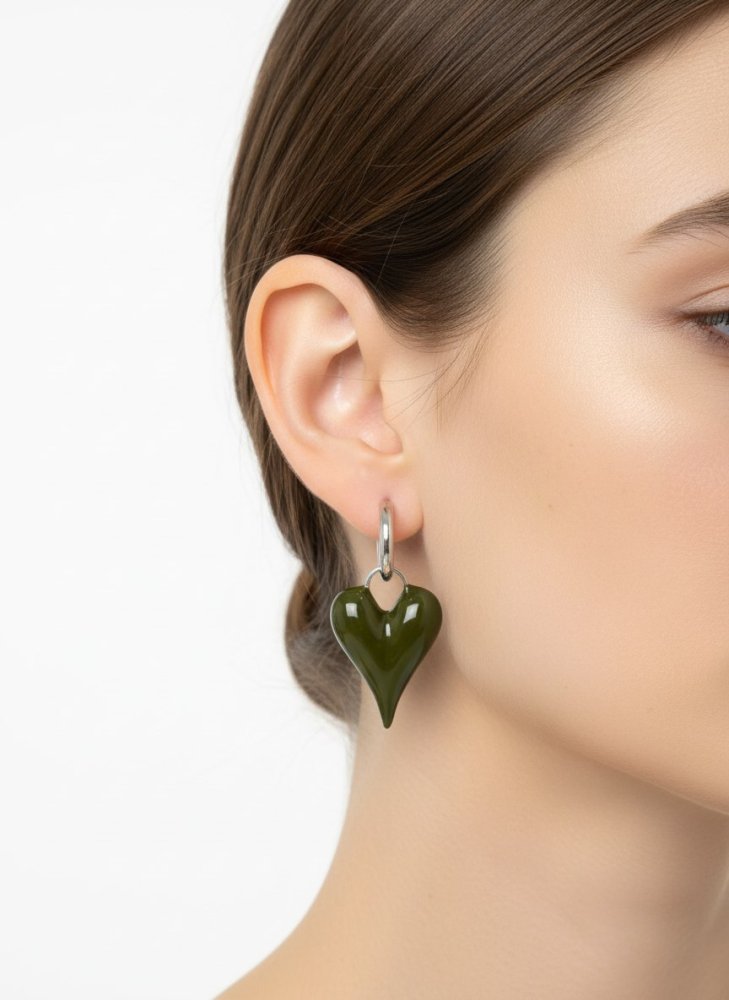 Серьги сердце 72461504\448