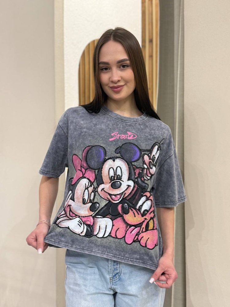 Футболка с принтом Корея 72461925\10