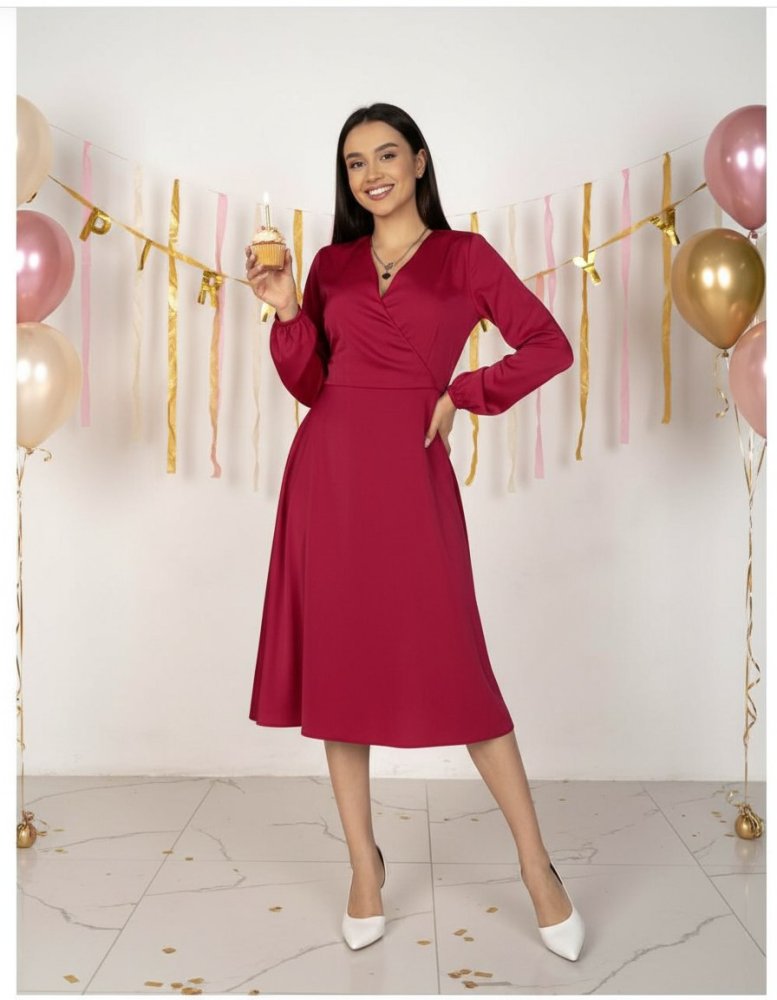 Платье с имитацией запаха SHOPDAANNA 72458459\1012