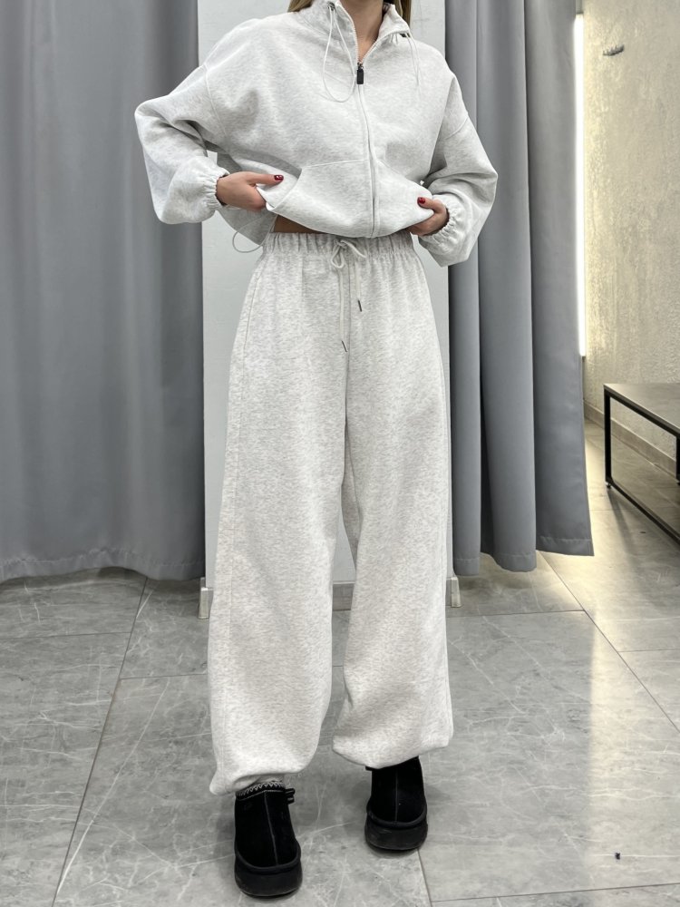 Брюки спортивные прямого кроя на кулиске 72461728\1225