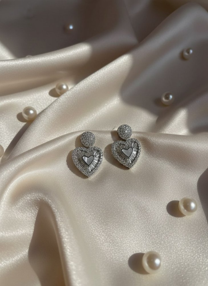 Серьги сердце 72461667\448