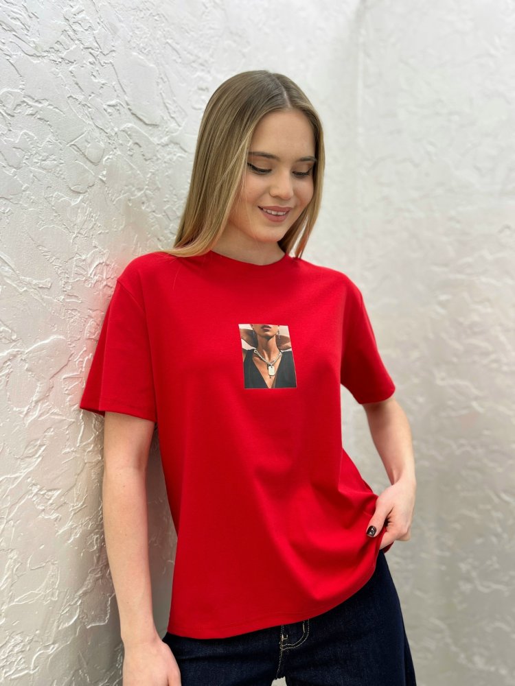 Футболка с принтом 72461906\17