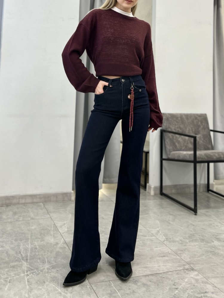 Джинсы клёш (стрейч) 72460647\13