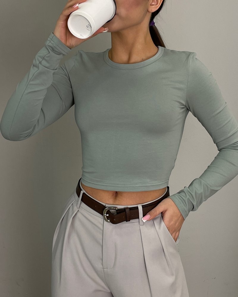 Лонгслив кроп SHOPDAANNA 72447457\1176